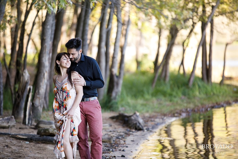 Yevgenia and Eugene Engagement on the st croix river