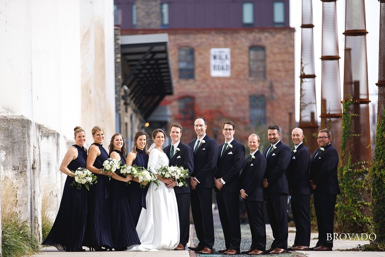 Hannah and Jason's wedding party