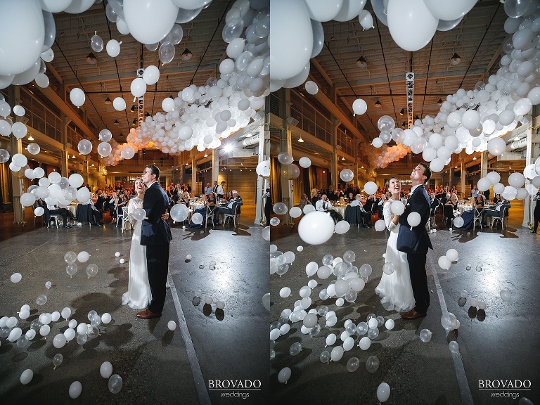 First dance balloon drop by girl friday creative
