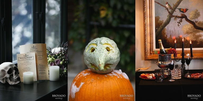 Halloween themed lunch details