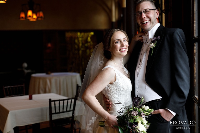 Megan and Ben laughing