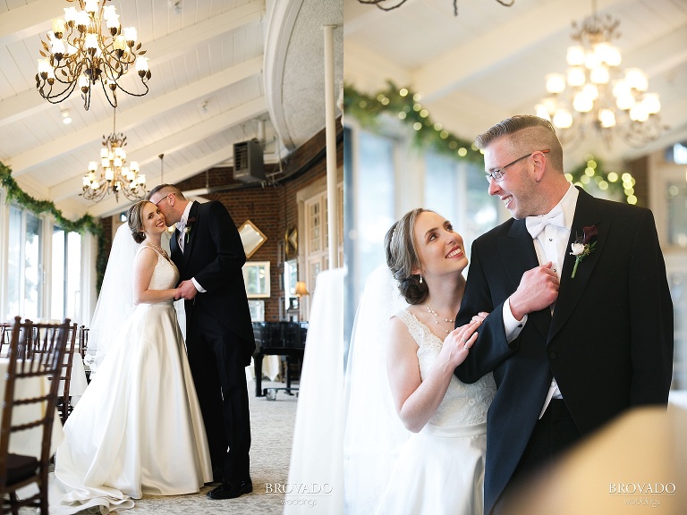 Megan and Ben posing at St Thomas