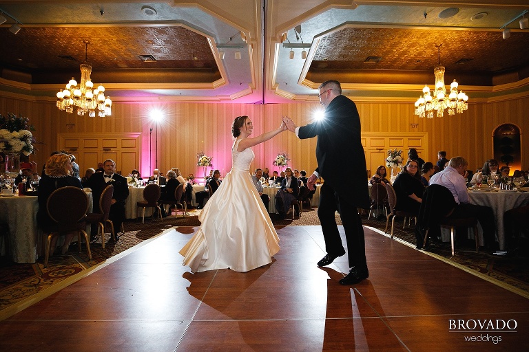 Megan and Ben's first dance
