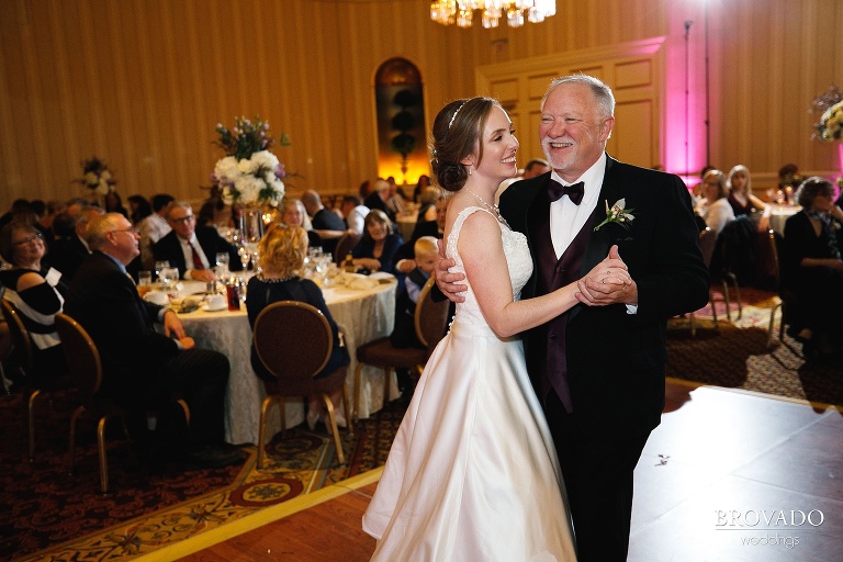 Megan and her dad's first dance
