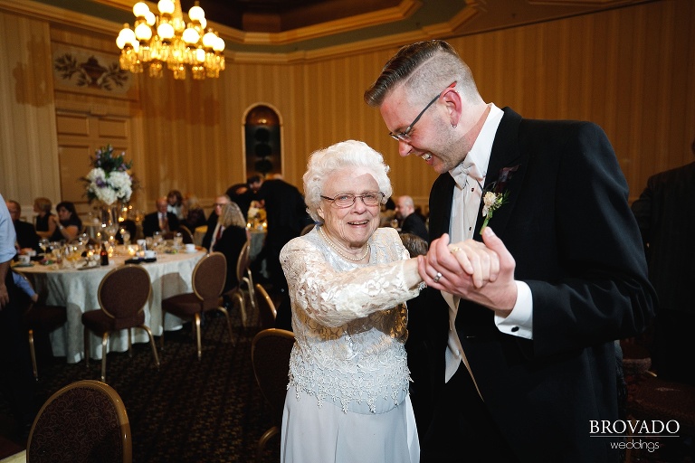 Ben dancing with his grandmother