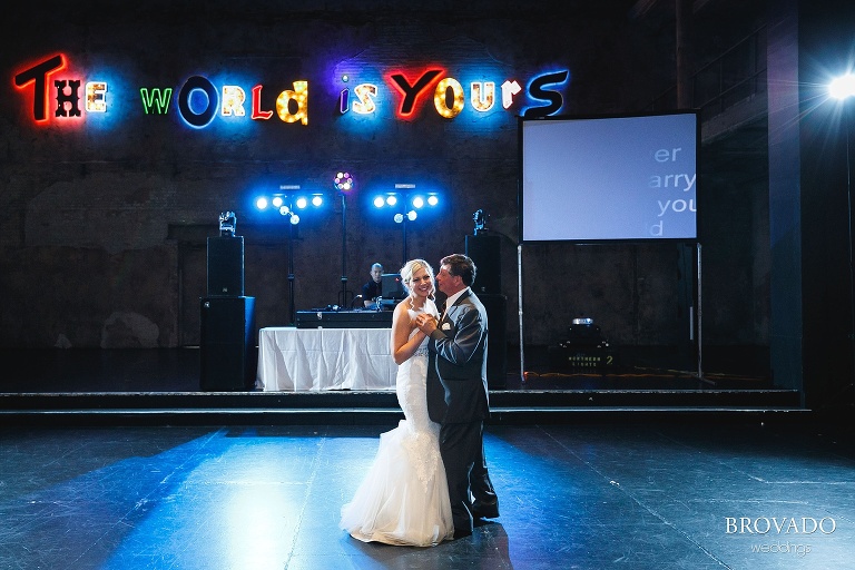 Rachel's first dance with her father
