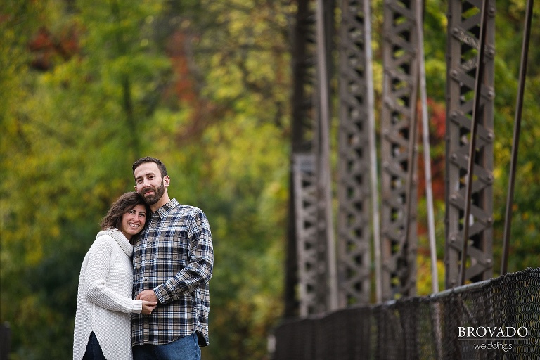 Northeast Minneapolis engagement for Stephanie and Loren