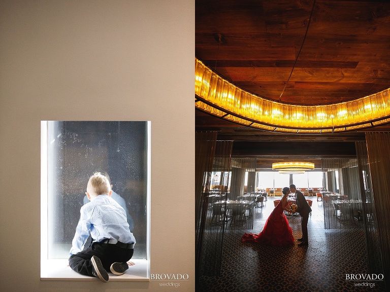 Candid of ring bearer