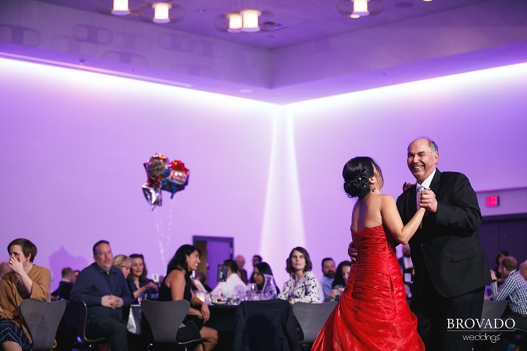 Christine's first dance with her father