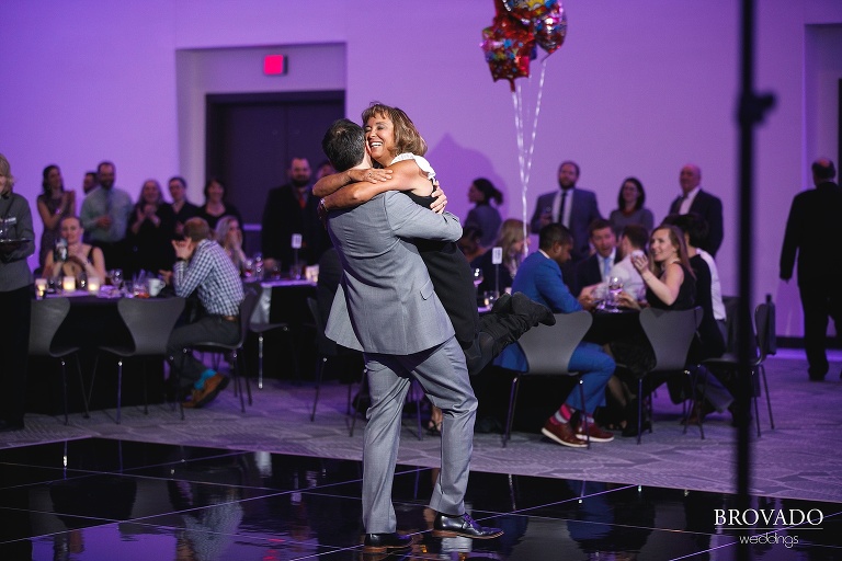 Nick's first dance with his mother