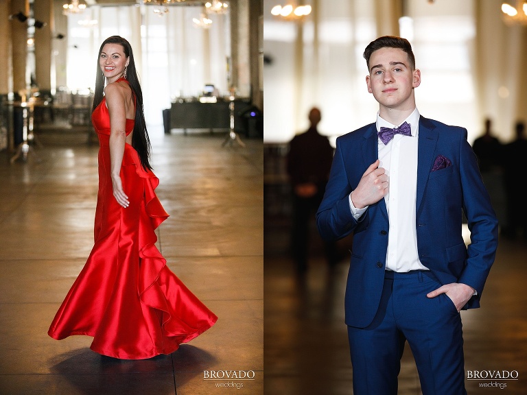 Yevgenia and Eugene's family posing