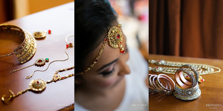 Indian wedding jewelry details