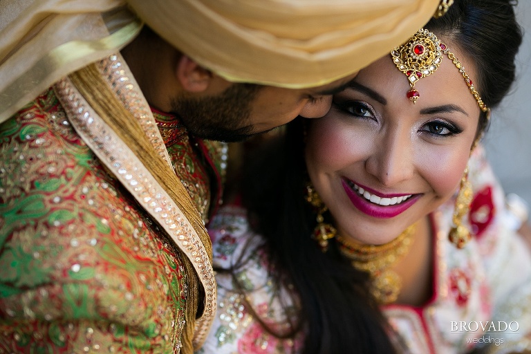 Closeup of Rishi and Lorena