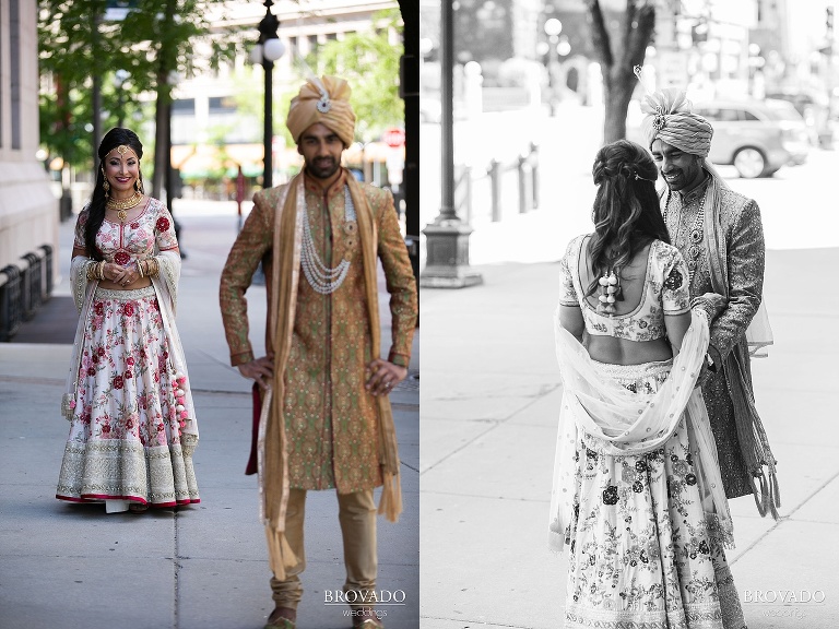 Rishi and Lorena's first look