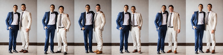 Rishi individually with each groomsmen
