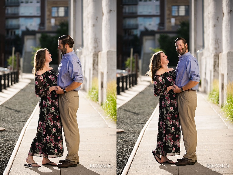 diptych of smiling and laughing photos