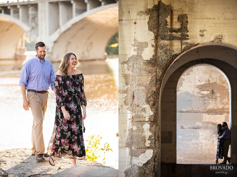 Candid engagement moments