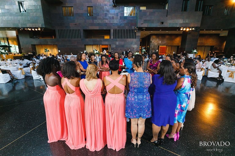 Taara's sorority dancing together