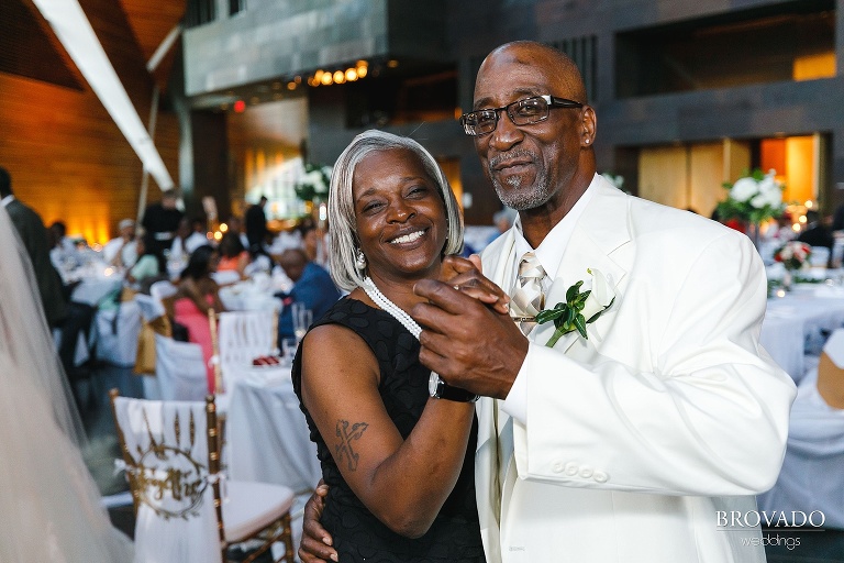 parents of the groom dancing