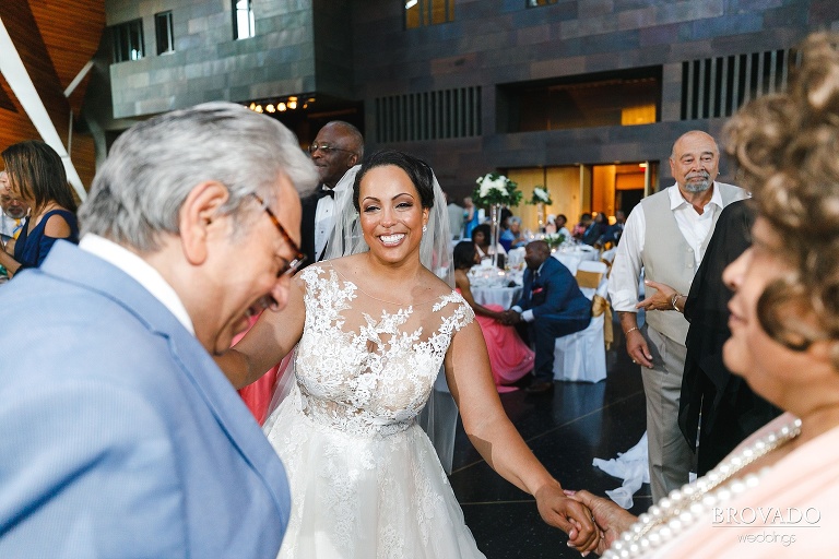 Taara dancing with her family