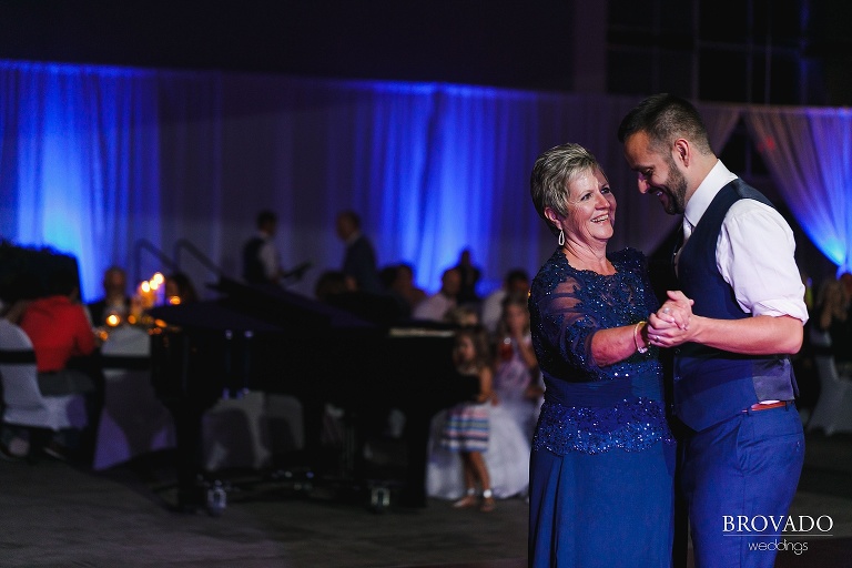 Aaron and his mom's first dance