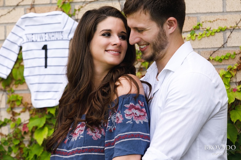 Closeup of John and Nova smiling