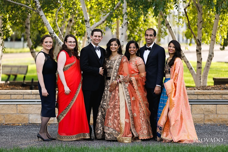 Ethan and Sruti with their siblings