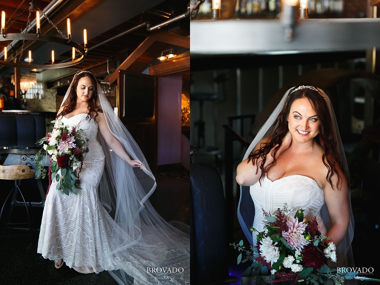 Jacquelyn posing at Kellerman's Event Center