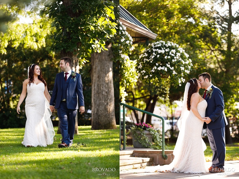 Jacquelyn and Brian after their ceremony