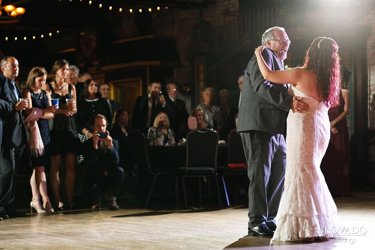 Jacquelyn dancing with her father