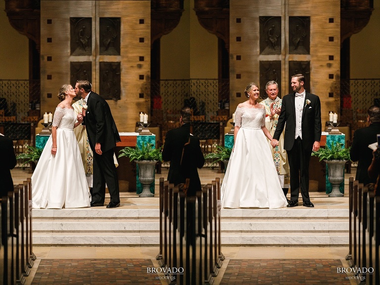 Karen and Matthew share their first kiss