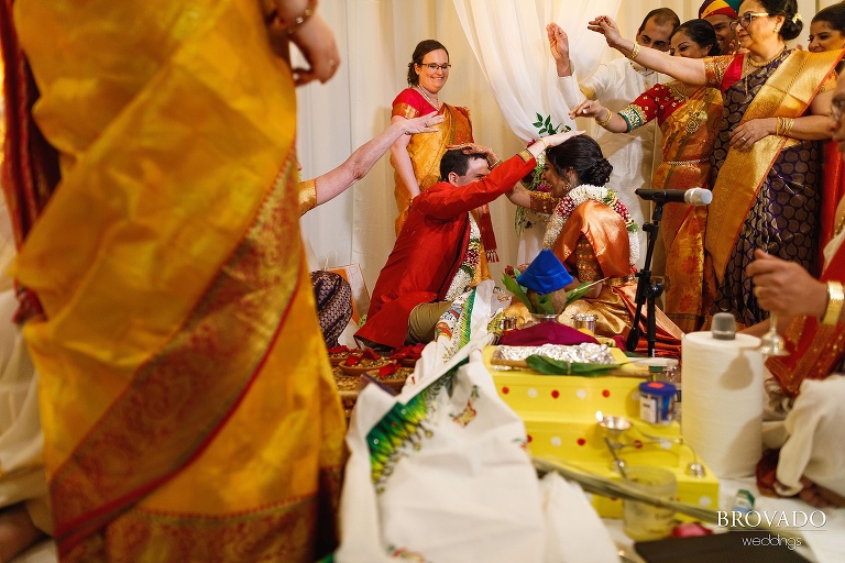 Sruti and Ethan seeing each other for the first time