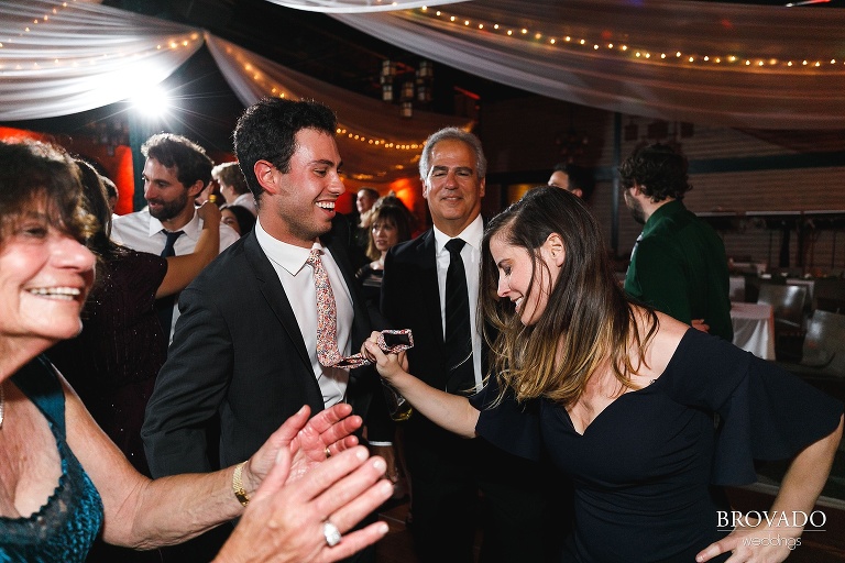 dancing at the reception