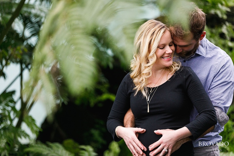 Sarah and Cody's Como Conservatory Maternity