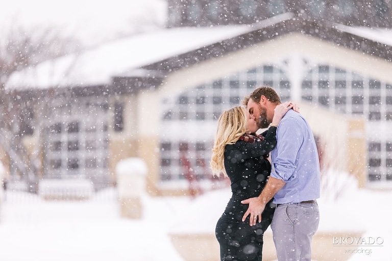 Snowy minneapolis maternity
