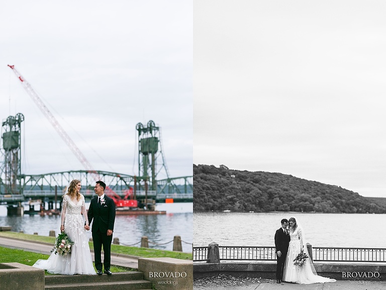 Moody diptych on the st croix river