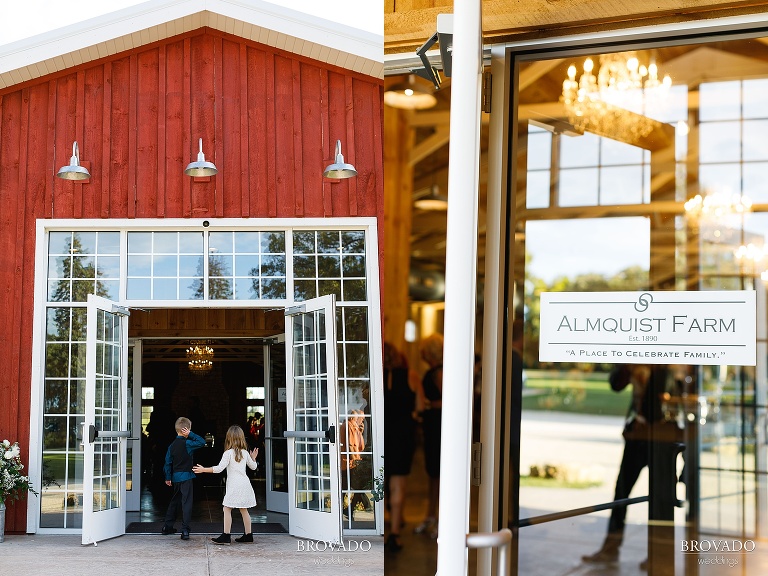 Reception barn at almquist farm