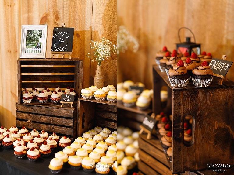 Wedding cupcakes by cream of the cakes