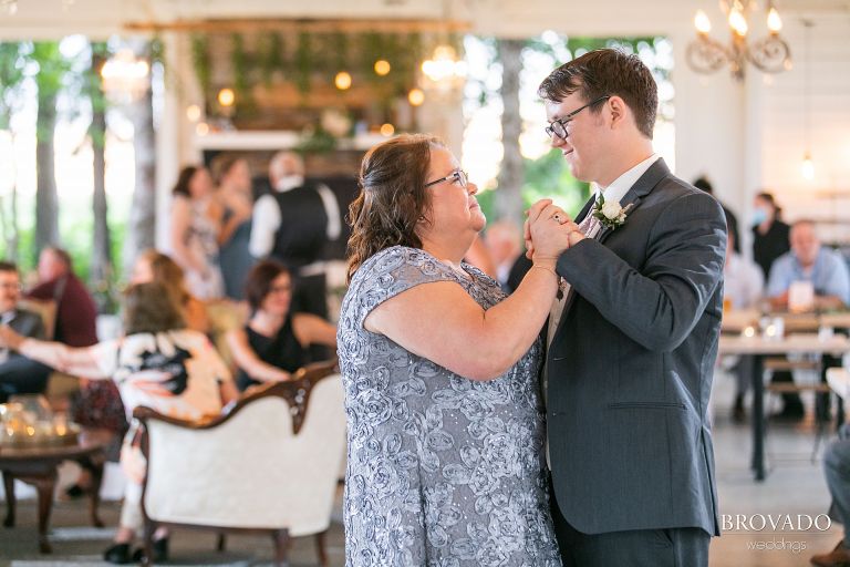 Daniel's first dance with his mother