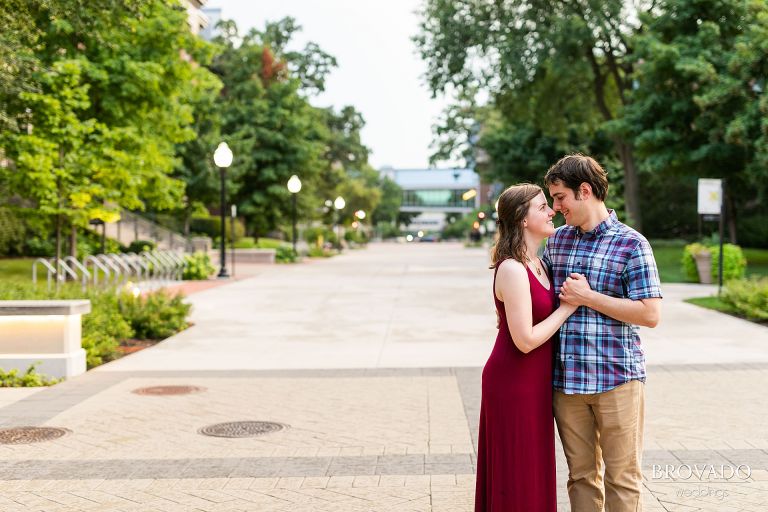 Jeanette and Kevin on university of minnesota mall