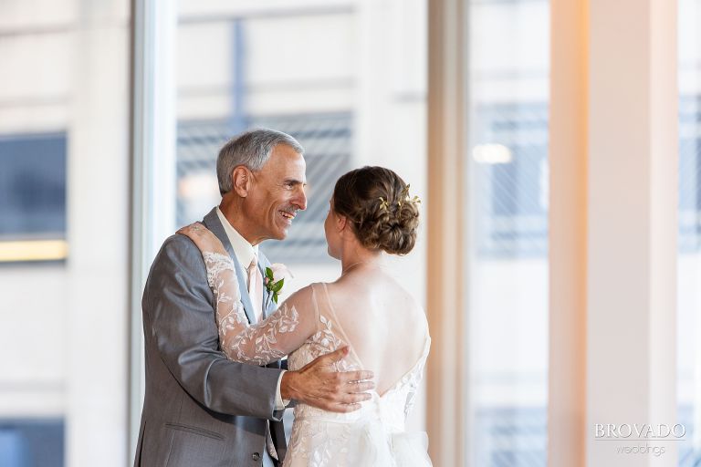 Jeanette's first dance with her father