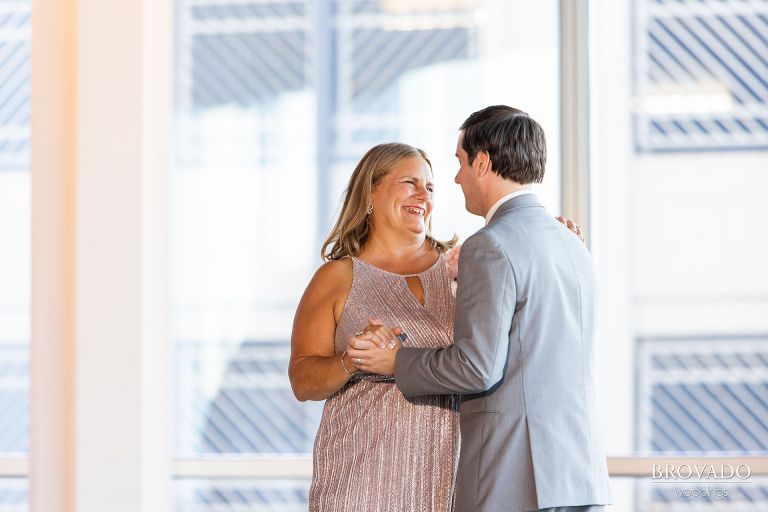 Kevin's first dance with his mother